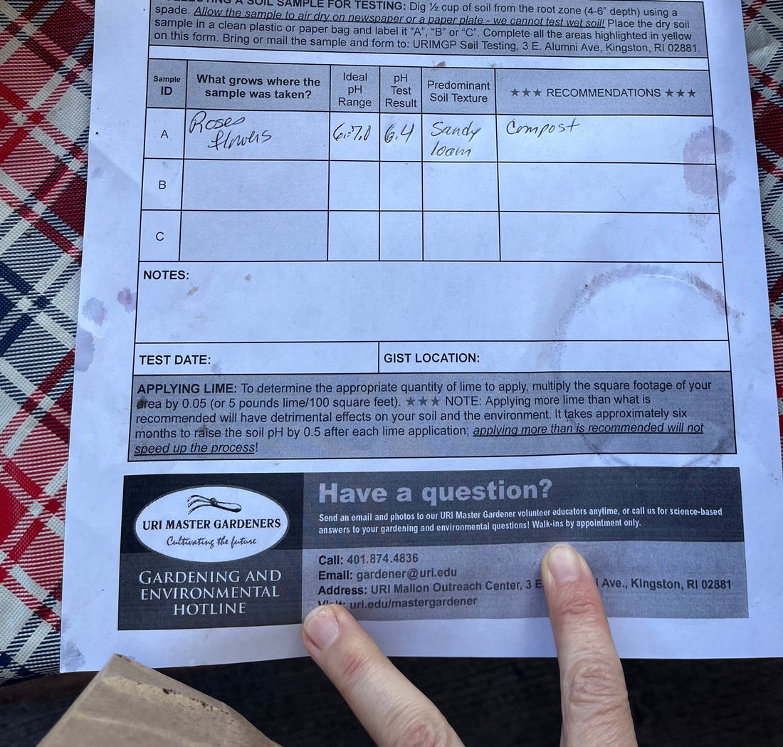 University of Rhode Island Soil Test